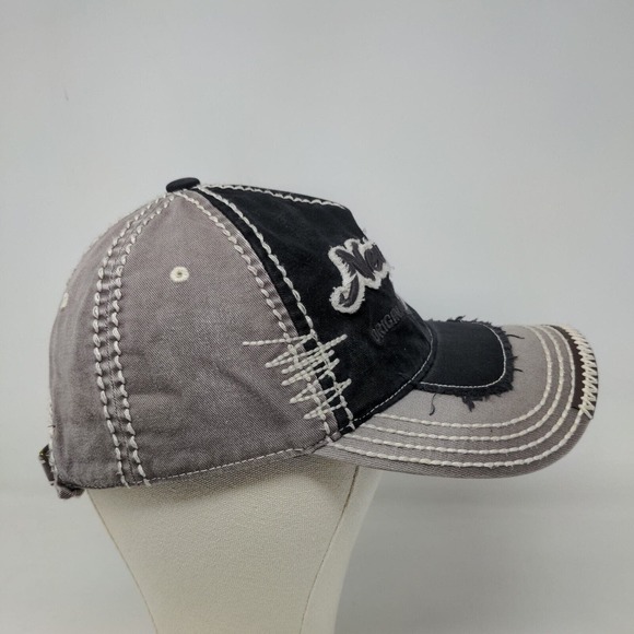 KB Ethos Men's Slideback Hat Gray Size OS Distressed 100% Cotton - Picture 4 of 7